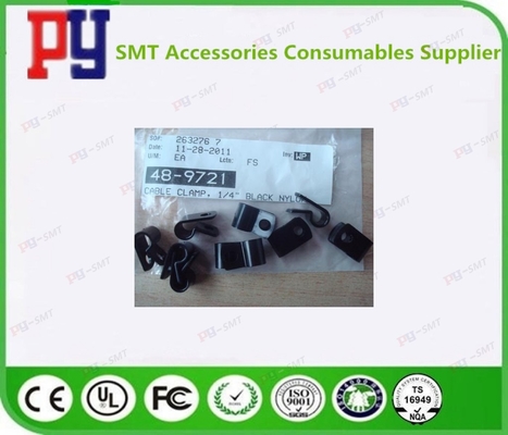 Asymtek 48-9721 CABLE CLAMP . 1/4 BLACK NYLON SMT Spare Parts