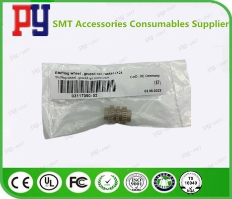 SMT Spare Part ASM Feeder Part 03117050-02 Stuffing Wheel , Geared Cpl, Rocker /X24